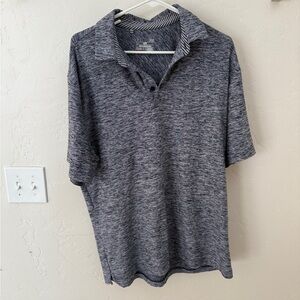 Under Armour Heathered Blue Polo Shirt